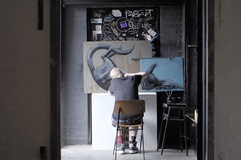 roa annihilation exhibition backwoods gallery artworks paintings