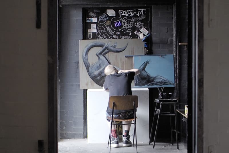 roa annihilation exhibition backwoods gallery artworks paintings