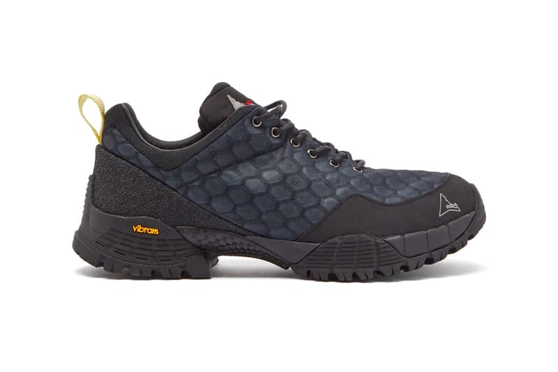 ROA Oblique Mesh Trail Sneakers White Navy Honeycomb vibram megagrip outsole menswear streetwear sneakers shoes footwear trainers runners kicks trail trek spring summer 2020 collection