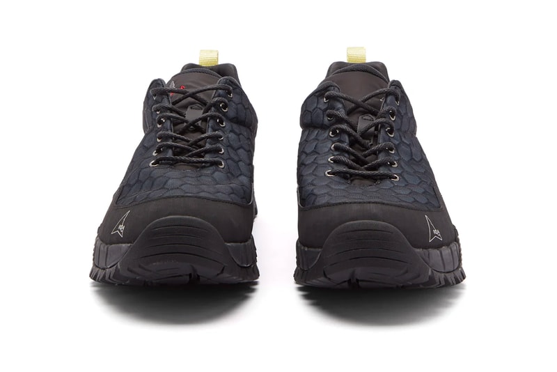 ROA Oblique Mesh Trail Sneakers White Navy Honeycomb vibram megagrip outsole menswear streetwear sneakers shoes footwear trainers runners kicks trail trek spring summer 2020 collection