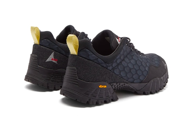 ROA Oblique Mesh Trail Sneakers White Navy Honeycomb vibram megagrip outsole menswear streetwear sneakers shoes footwear trainers runners kicks trail trek spring summer 2020 collection