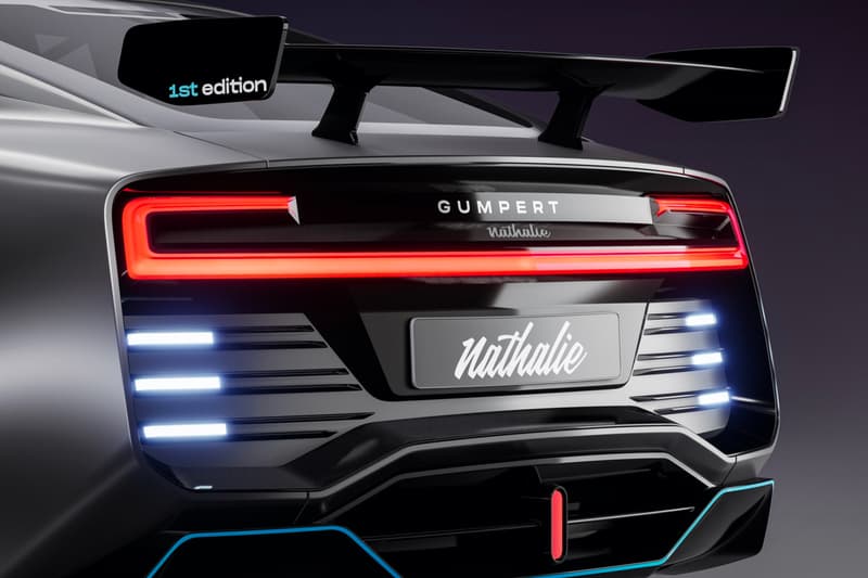 Roland Gumpert's Nathalie is a Methanol Consuming Beast fuel-cell 2 way electric 190 MPH top speed 3 MIN. refueling 2.5 SEC. acceleration 0-60 MPH 510 MI range at 75 mph 500 units 2021