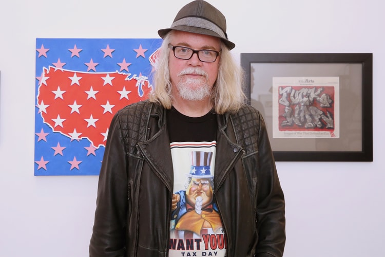 Ron English Unveils Silver 'Temper Tot' Sculpture