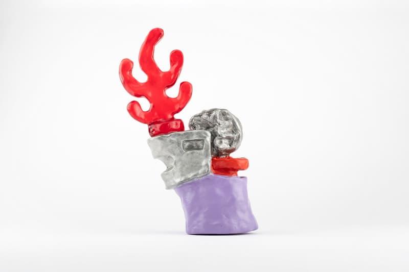 royal jarmon red flower case studyo edition artworks sculptures