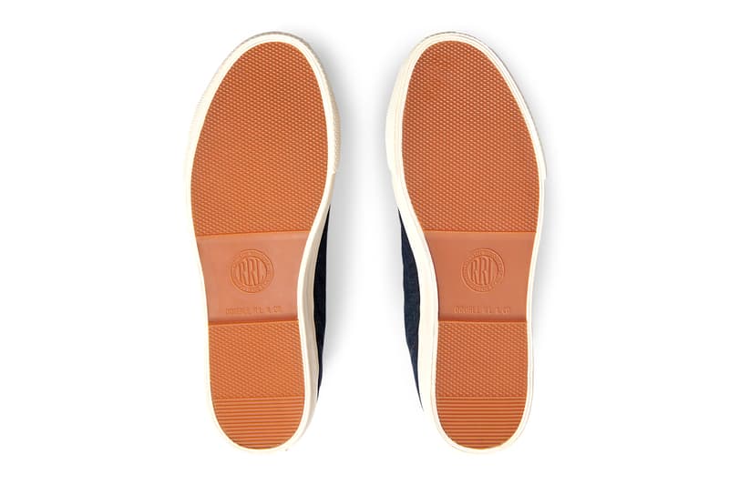RRL Indigo-Dyed Mayport Trainers shoes New York UK Dyed RRL Double RL Americana denim Workwear