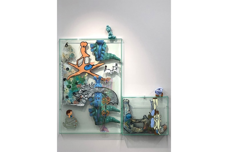 russell maurice crawl out from the fallout gallery exhibition artworks ceramics statues