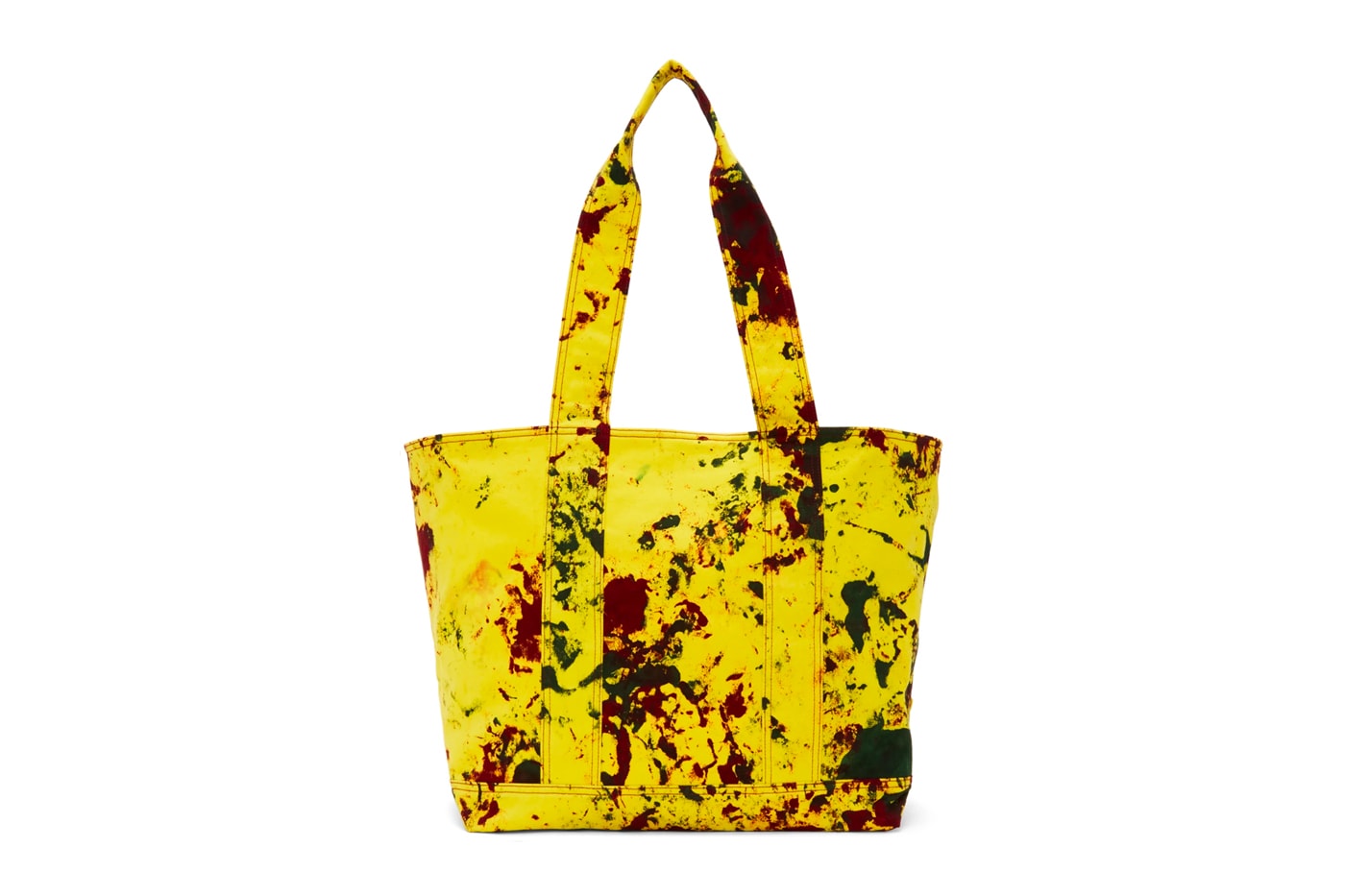 S.R. STUDIO. LA. CA. SOTO Hand-Dyed Laundry Tote Release Sterling Ruby Yellow Info Buy Price SSENSE