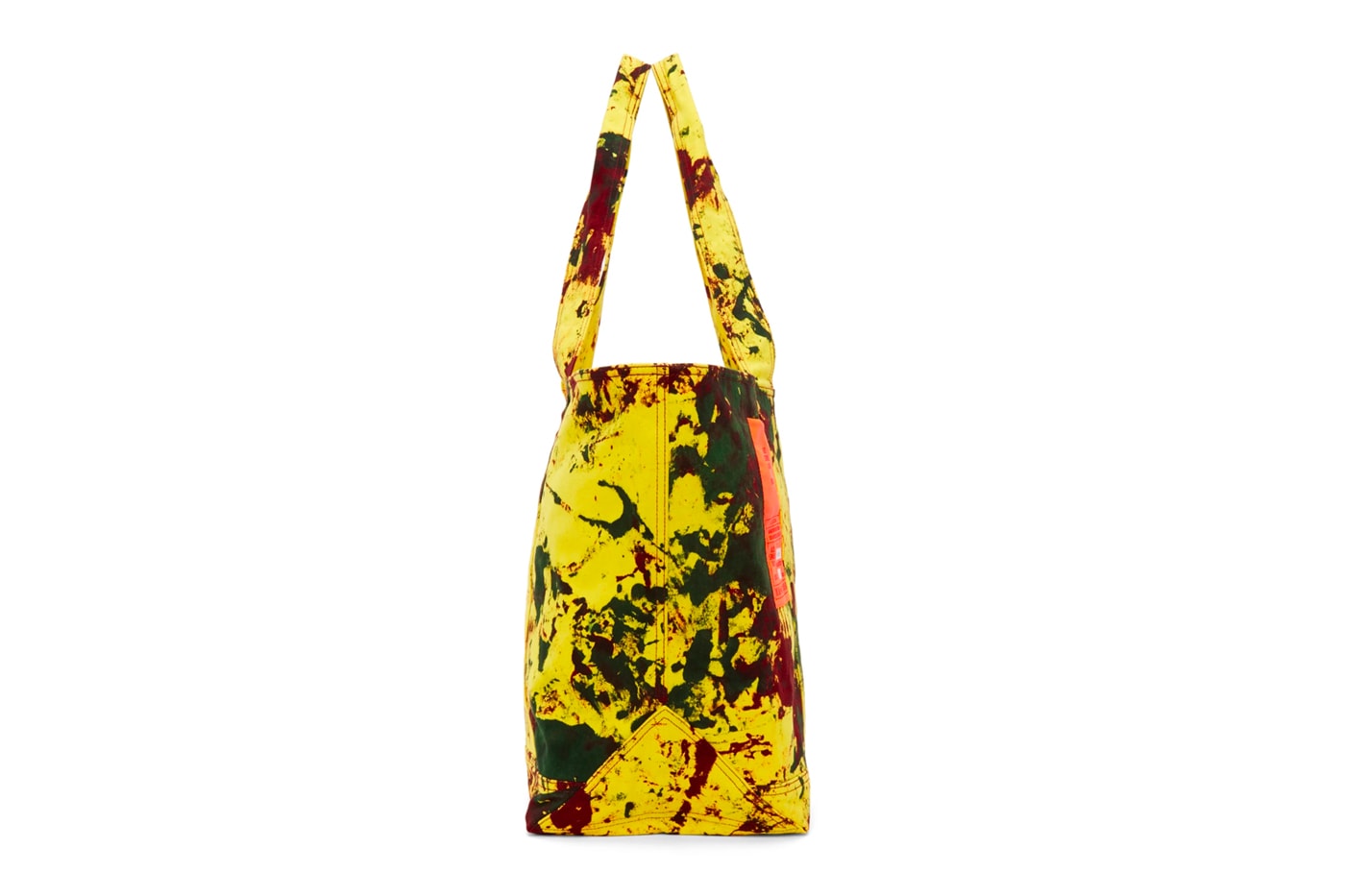 S.R. STUDIO. LA. CA. SOTO Hand-Dyed Laundry Tote Release Sterling Ruby Yellow Info Buy Price SSENSE