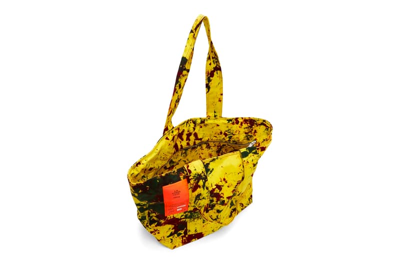 S.R. STUDIO. LA. CA. SOTO Hand-Dyed Laundry Tote Release Sterling Ruby Yellow Info Buy Price SSENSE