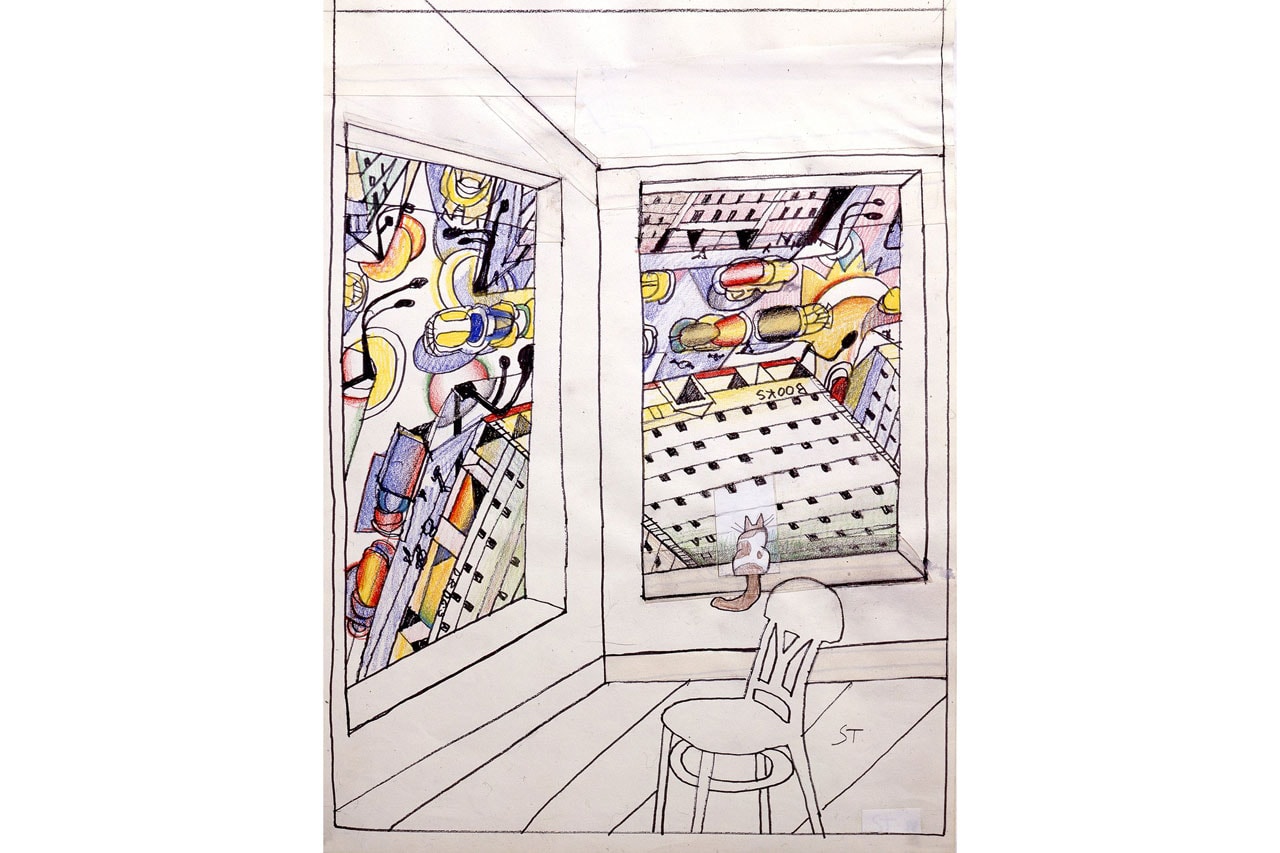 saul steinberg imagined interiors exhibition pace gallery