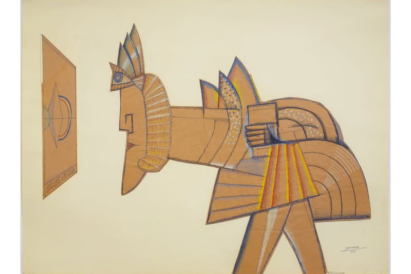 saul steinberg imagined interiors exhibition pace gallery