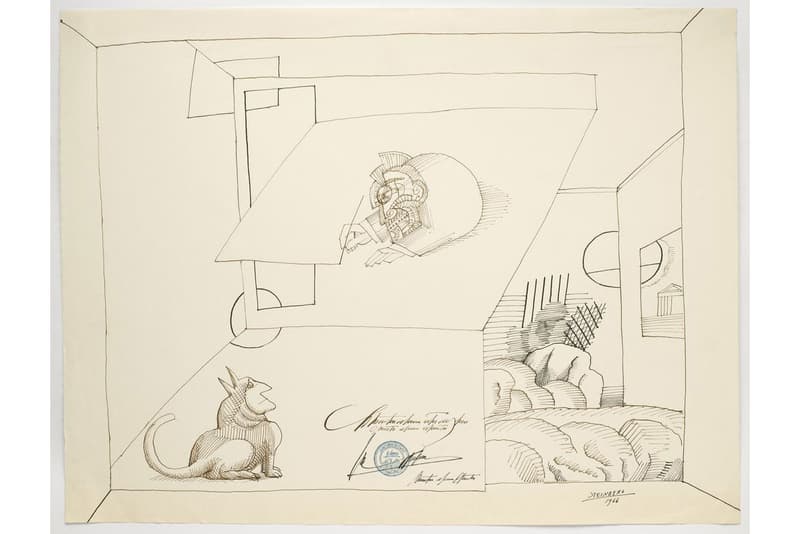 saul steinberg imagined interiors exhibition pace gallery