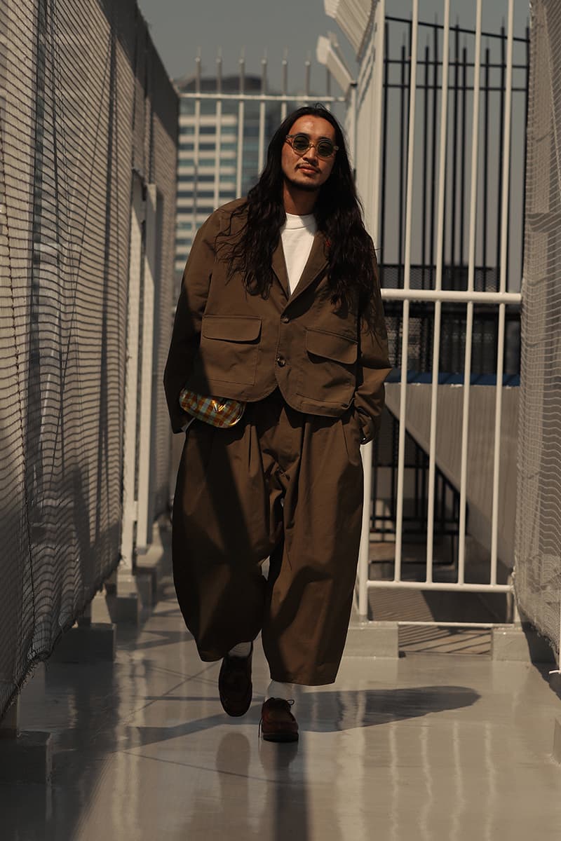 Sillage Spring Summer 2020 collcetion Drop 1 coolmax fabric limonta east nylon menswear streetwear jackets blazers trousers pants sartorial bespoke baggy tailored japan yuthanan