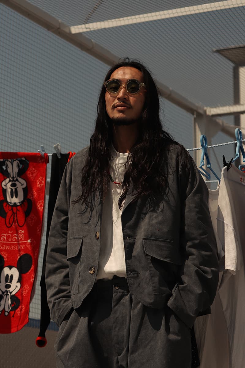 Sillage Spring Summer 2020 collcetion Drop 1 coolmax fabric limonta east nylon menswear streetwear jackets blazers trousers pants sartorial bespoke baggy tailored japan yuthanan