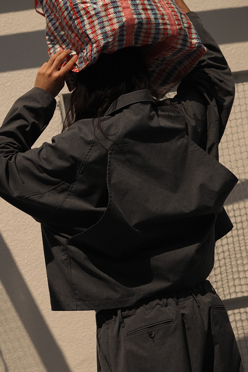 Sillage Spring Summer 2020 collcetion Drop 1 coolmax fabric limonta east nylon menswear streetwear jackets blazers trousers pants sartorial bespoke baggy tailored japan yuthanan