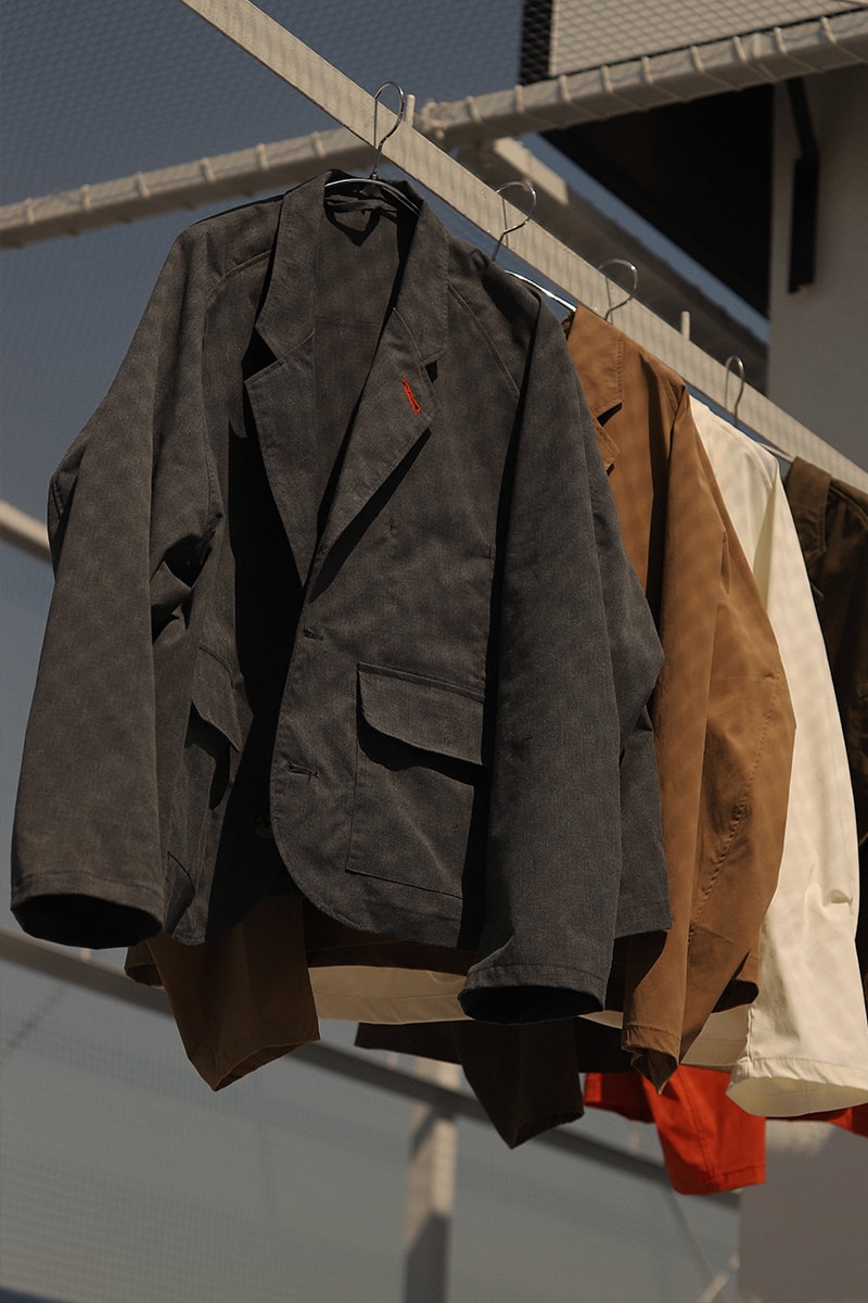 Sillage Spring Summer 2020 collcetion Drop 1 coolmax fabric limonta east nylon menswear streetwear jackets blazers trousers pants sartorial bespoke baggy tailored japan yuthanan