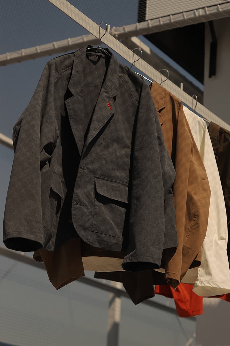Sillage Spring Summer 2020 collcetion Drop 1 coolmax fabric limonta east nylon menswear streetwear jackets blazers trousers pants sartorial bespoke baggy tailored japan yuthanan