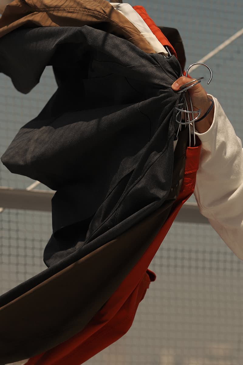 Sillage Spring Summer 2020 collcetion Drop 1 coolmax fabric limonta east nylon menswear streetwear jackets blazers trousers pants sartorial bespoke baggy tailored japan yuthanan