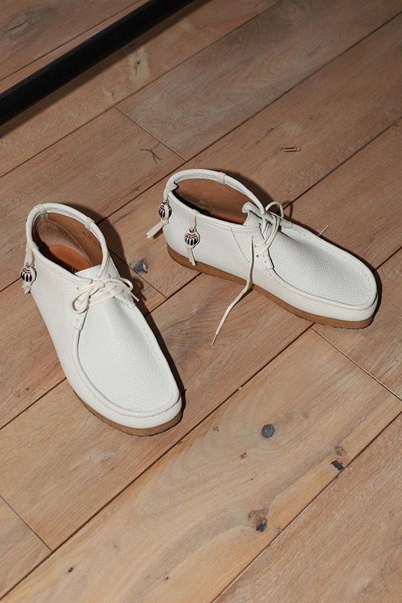Sillage Stocknumber Glass Beads Leather Moccasins mocs boots shoes footwear menswear sneakers Fukuoka Japan yuthanan spring summer 2020 collection bangkok handpainted STOCK NO