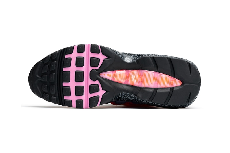 size? nike air max 95 2020 20 for 20 release information buy cop sneaker footwear trainer air max day pink neon blue yellow orange safari camouflage