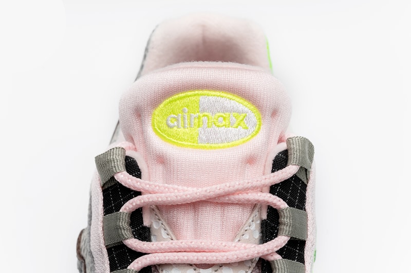 size? nike air max 95 2020 20 for 20 release information buy cop sneaker footwear trainer air max day pink neon blue yellow orange safari camouflage