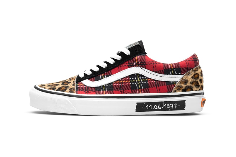 size? vans old skool english invasion release information sex pistols buy cop purchase tartan pony hair leopard print fluoro pink leather