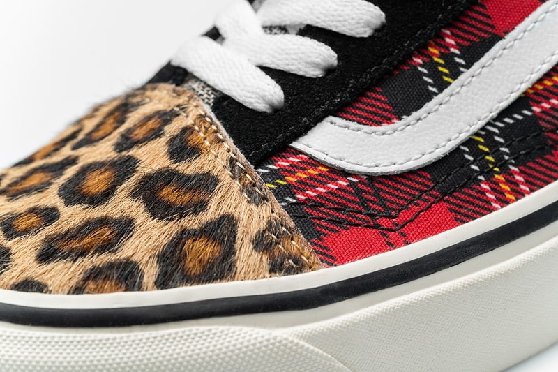 size? vans old skool english invasion release information sex pistols buy cop purchase tartan pony hair leopard print fluoro pink leather