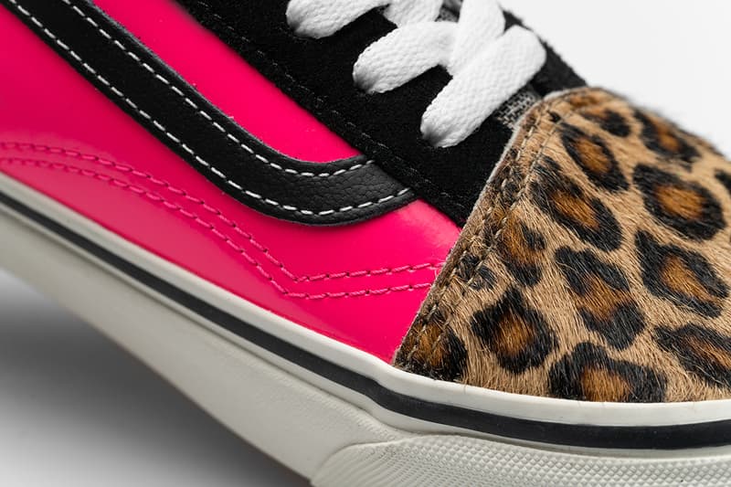 size? vans old skool english invasion release information sex pistols buy cop purchase tartan pony hair leopard print fluoro pink leather