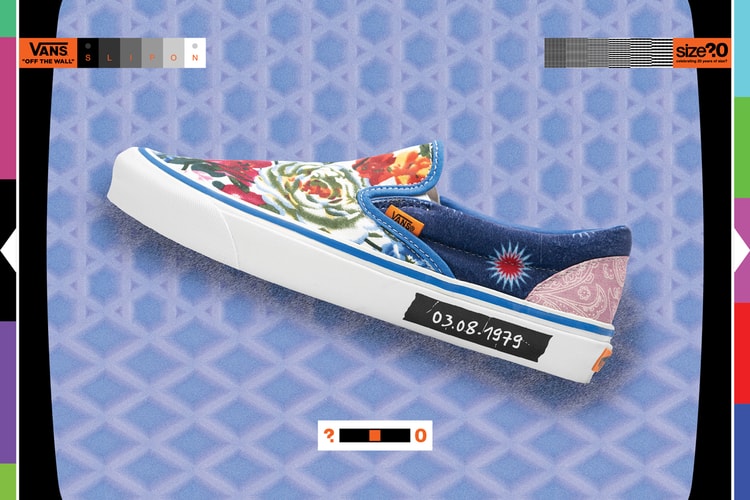 size? and Vans Ready Talking Heads-Inspired Slip-On