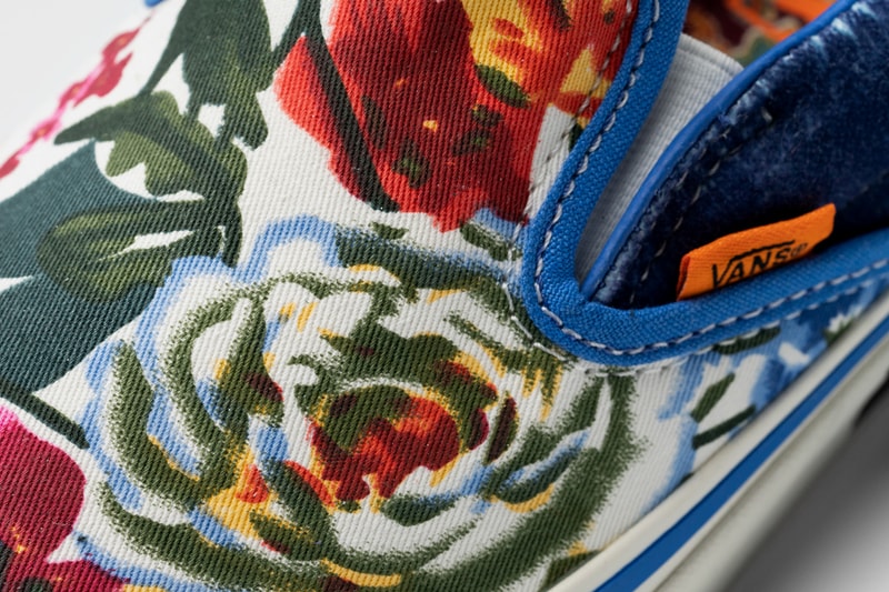 size vans slip on talking heads new wave paisley flowers prints release date info photos price