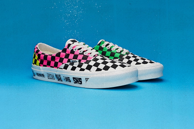 Sneakersnstuff Los Angeles LA Vault Vans Venice beach pack release information buy cop purchase details slip on era og lx neon checkerboard Vn0a45jk01m Vn0a4bva01n