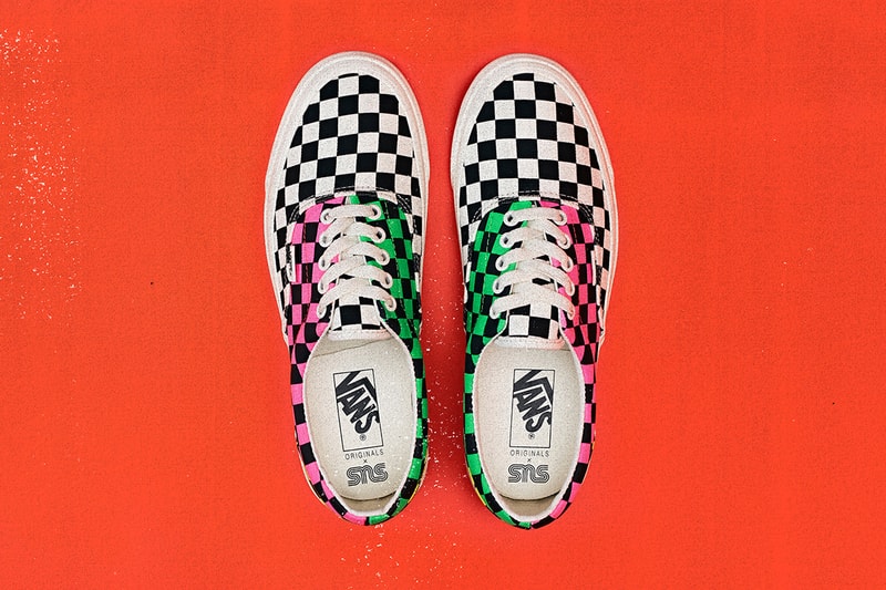 Sneakersnstuff Los Angeles LA Vault Vans Venice beach pack release information buy cop purchase details slip on era og lx neon checkerboard Vn0a45jk01m Vn0a4bva01n