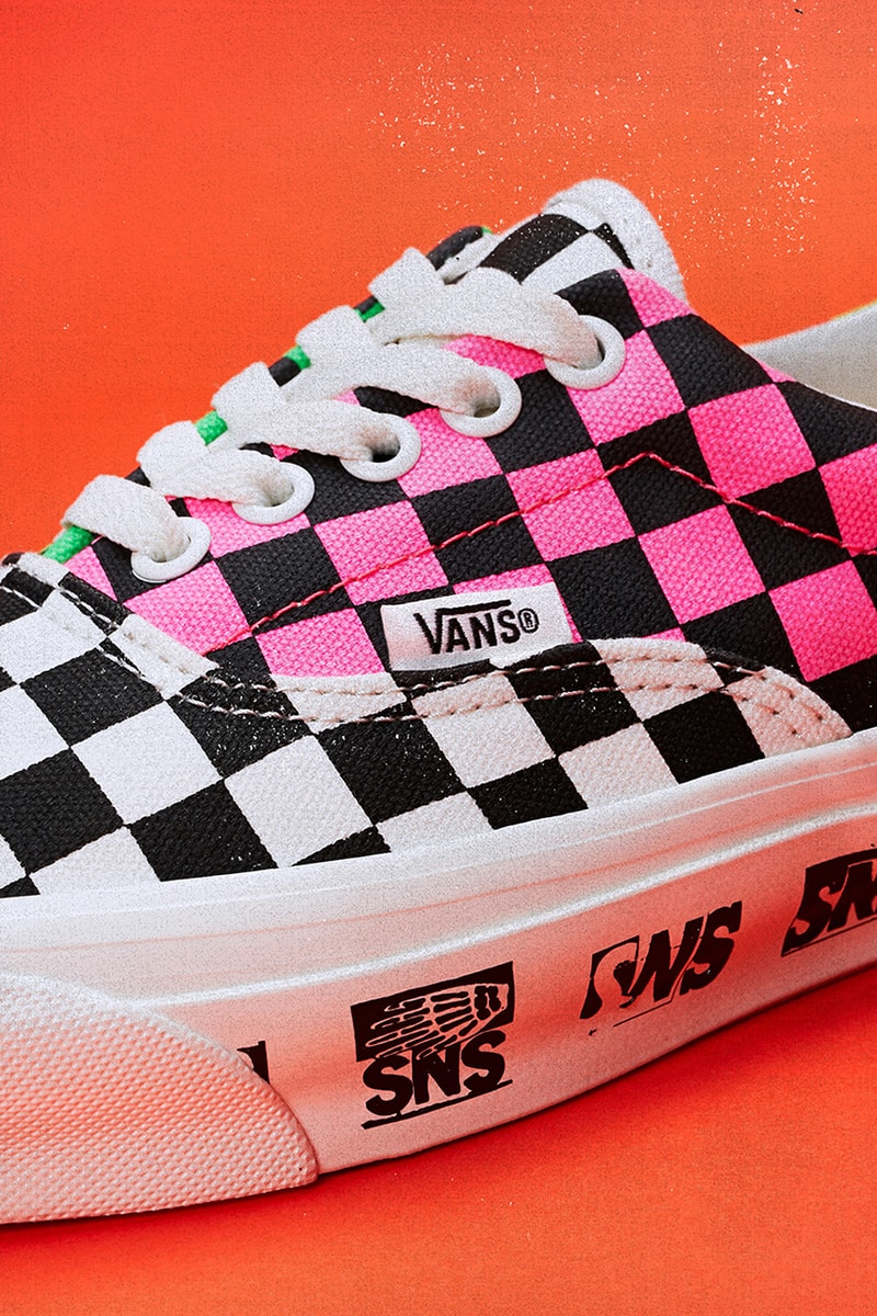 Sneakersnstuff Los Angeles LA Vault Vans Venice beach pack release information buy cop purchase details slip on era og lx neon checkerboard Vn0a45jk01m Vn0a4bva01n
