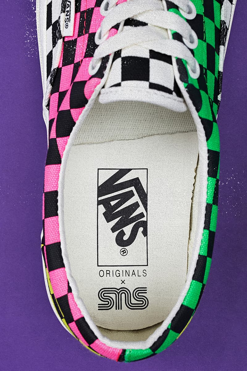 Sneakersnstuff Los Angeles LA Vault Vans Venice beach pack release information buy cop purchase details slip on era og lx neon checkerboard Vn0a45jk01m Vn0a4bva01n