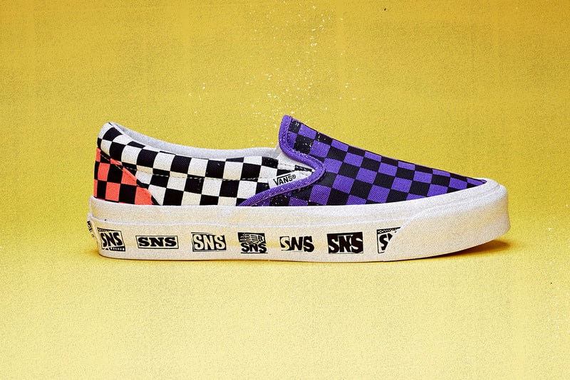 Sneakersnstuff Los Angeles LA Vault Vans Venice beach pack release information buy cop purchase details slip on era og lx neon checkerboard Vn0a45jk01m Vn0a4bva01n