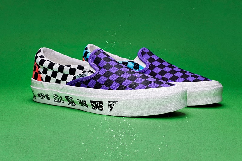 Sneakersnstuff Los Angeles LA Vault Vans Venice beach pack release information buy cop purchase details slip on era og lx neon checkerboard Vn0a45jk01m Vn0a4bva01n