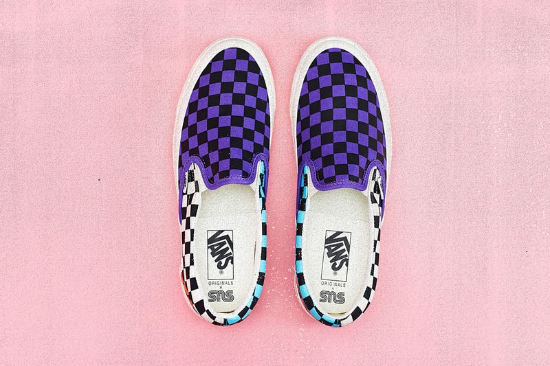 Sneakersnstuff Los Angeles LA Vault Vans Venice beach pack release information buy cop purchase details slip on era og lx neon checkerboard Vn0a45jk01m Vn0a4bva01n