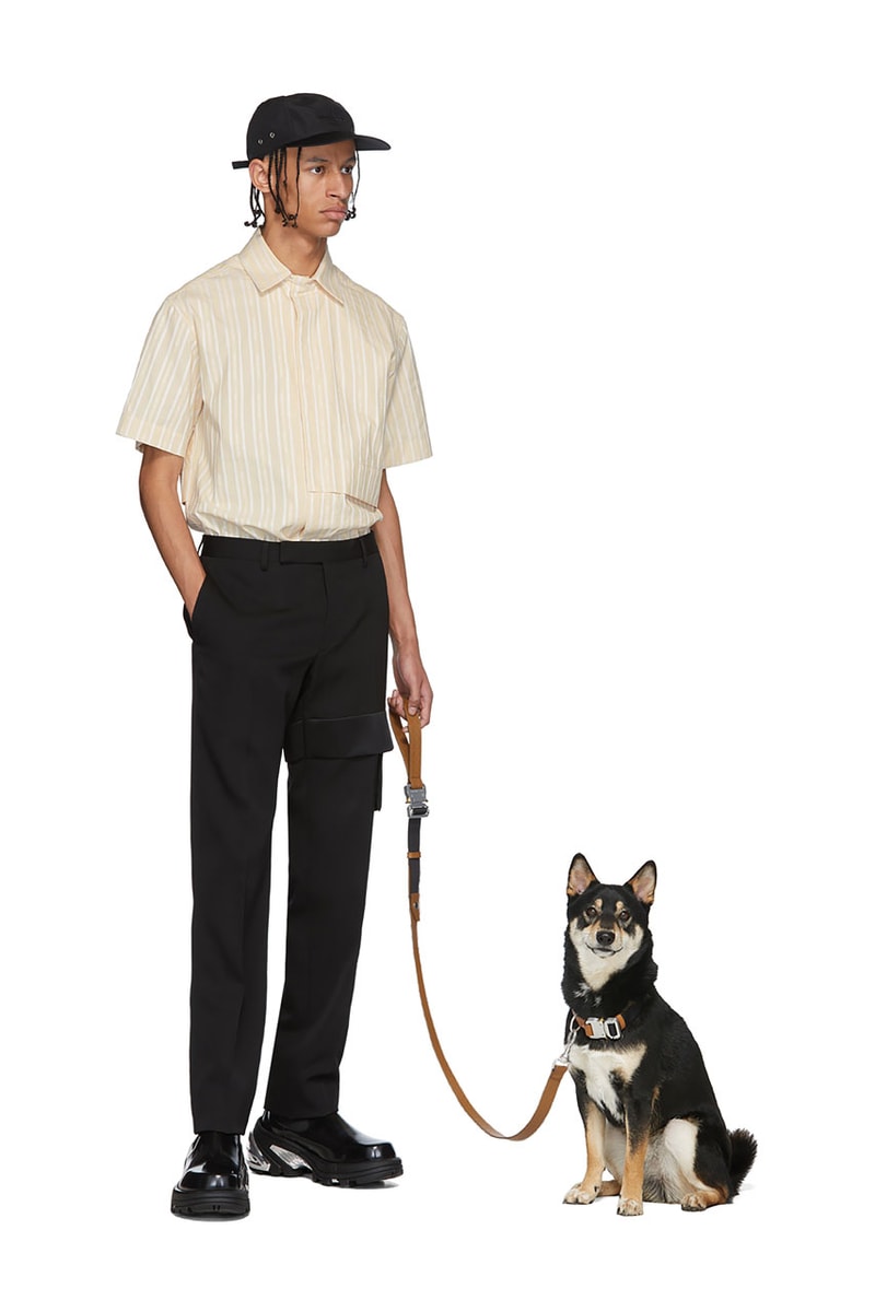 ssense dogwear luxury collaboration collection 1017 alyx 9sm leash marine serre harness martine ali collar collars shirt 
