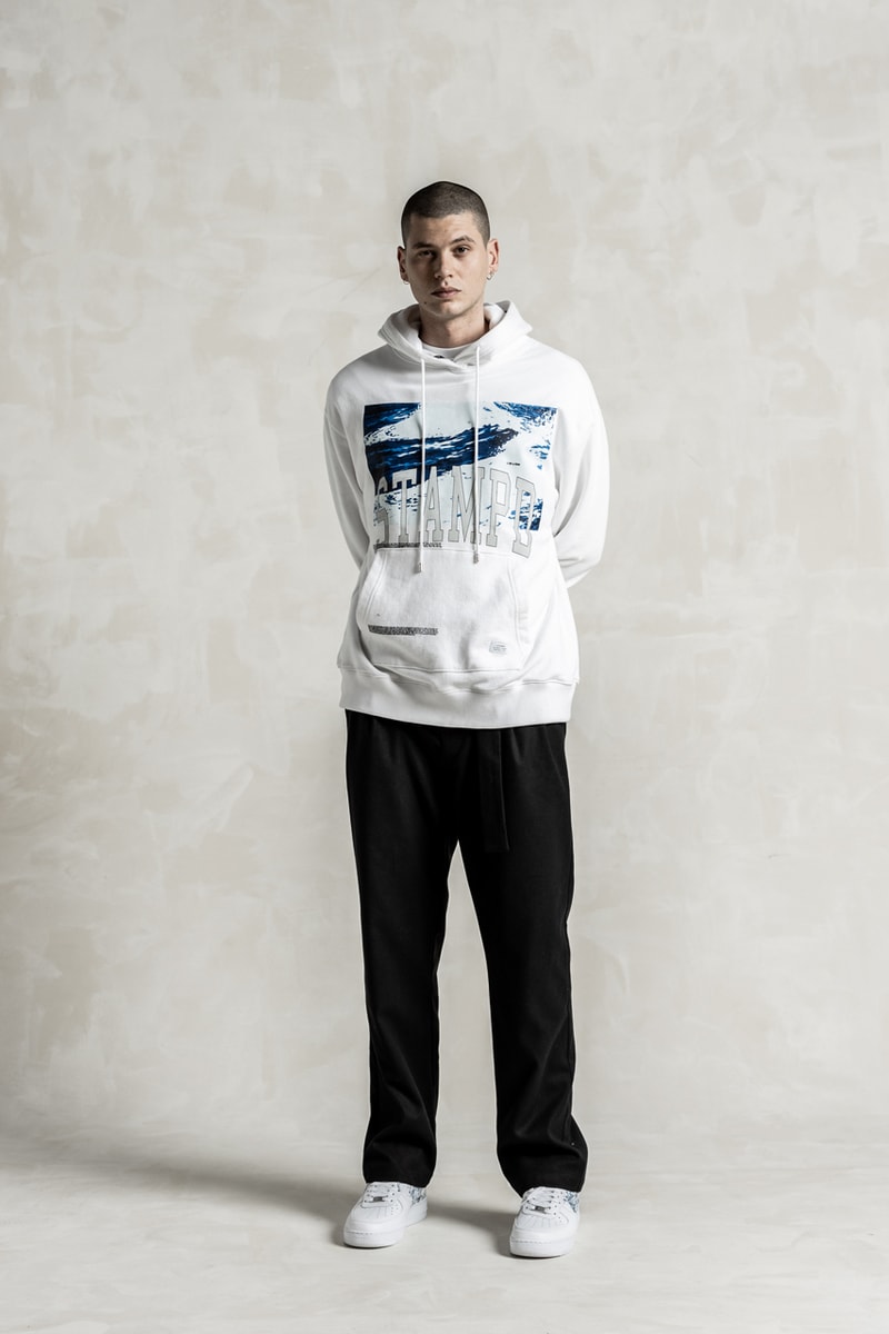 STAMPD Spring/Summer 2020 Lookbook "Surf, Sand and Sail" Collection Jackets Reversible Vests Pants Hoodies T-shirts Shorts Ocean Wave Print Blue Beige White Black Pullovers Flannel Shirts Puffer Jackets Lace Up 