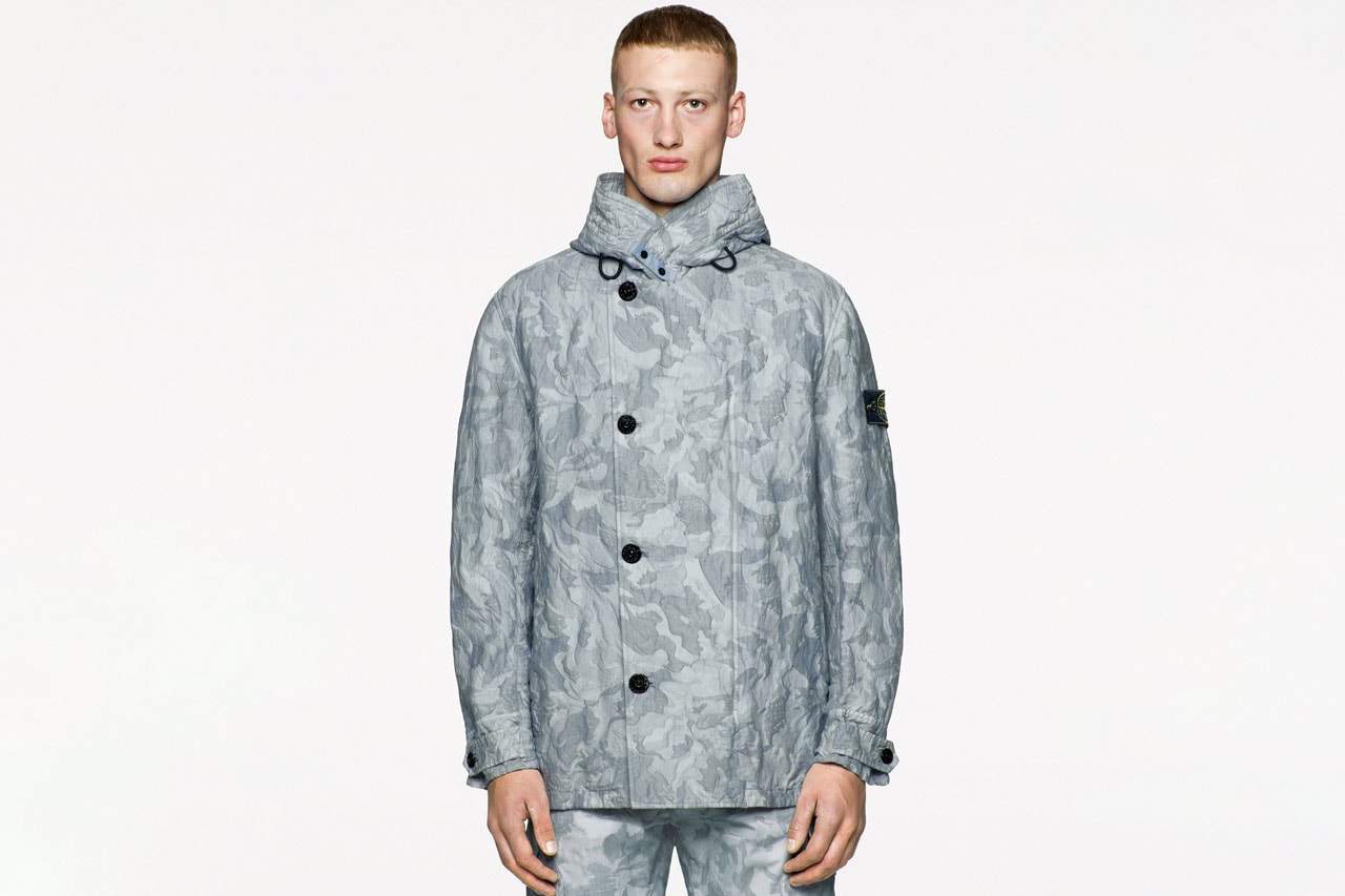 Stone Island Spring/Summer 2020 "Big Looms" Camouflage Collection Flight Jackets Vests Hooded Jackets Trousers Caps Bucket Hats T-shirts