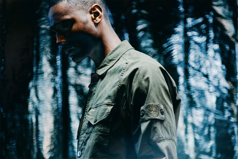 Stone Island SS20 Takes Center Stage in HAVEN Editorial spring/summer 2020 sportswear technical apparel techwear liquid reflective lookbook metallic nylon metal