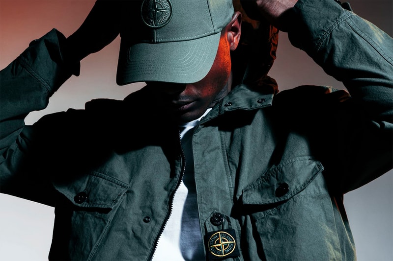 Stone Island SS20 Takes Center Stage in HAVEN Editorial spring/summer 2020 sportswear technical apparel techwear liquid reflective lookbook metallic nylon metal 
