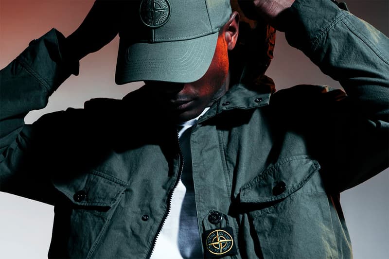 Stone Island SS20 Takes Center Stage in HAVEN Editorial spring/summer 2020 sportswear technical apparel techwear liquid reflective lookbook metallic nylon metal