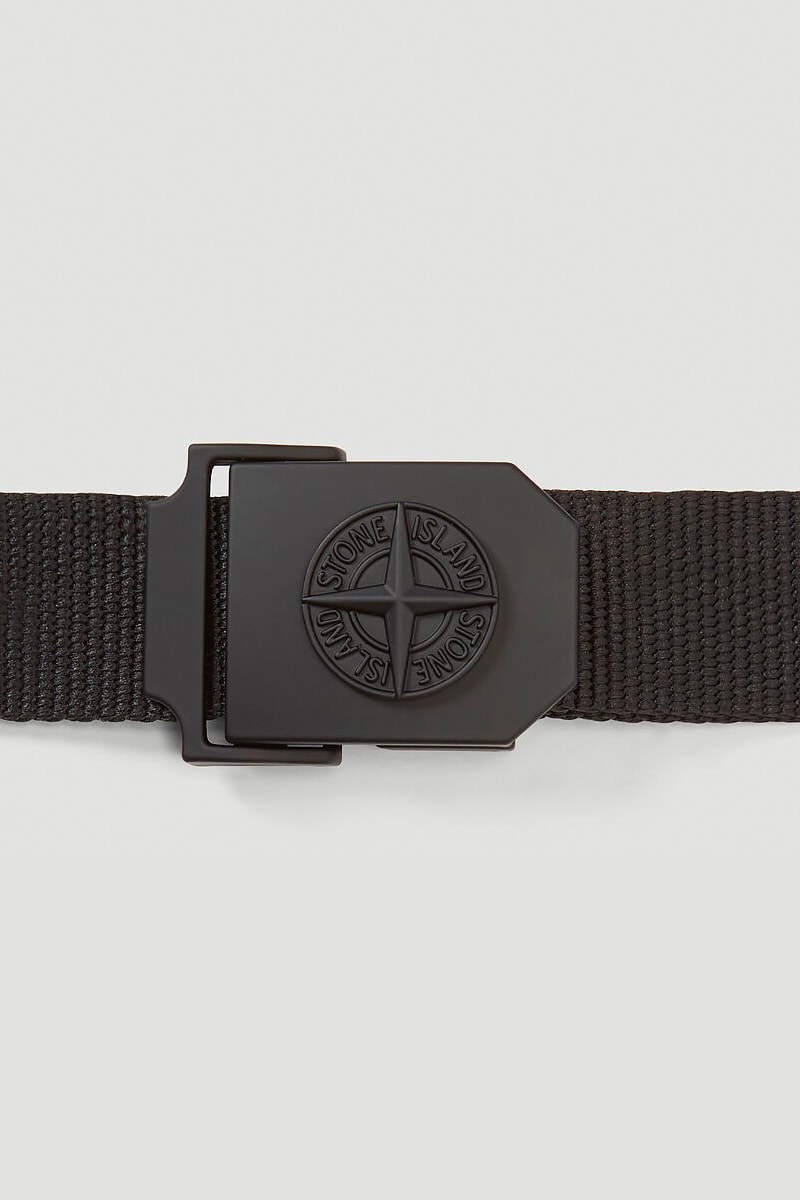 Stone Island Compass Woven Logo Belt Release  LN-CC accessories fashion belts stoney Stone Island Compass 