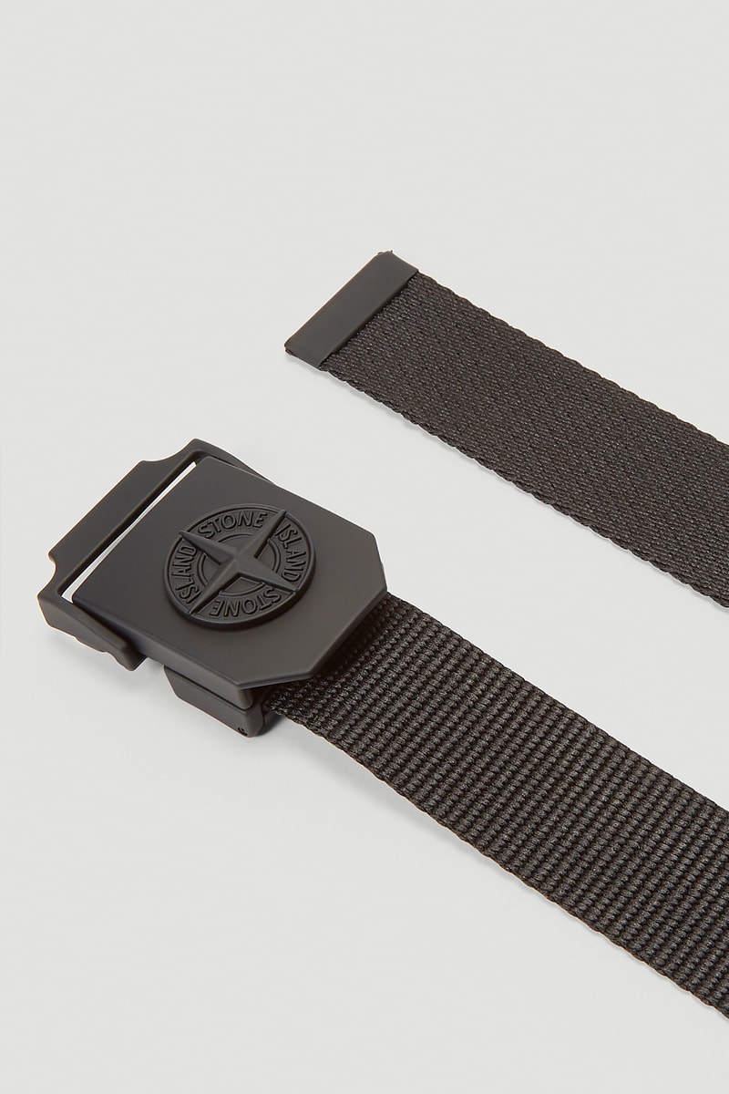 Stone Island Compass Woven Logo Belt Release  LN-CC accessories fashion belts stoney Stone Island Compass 