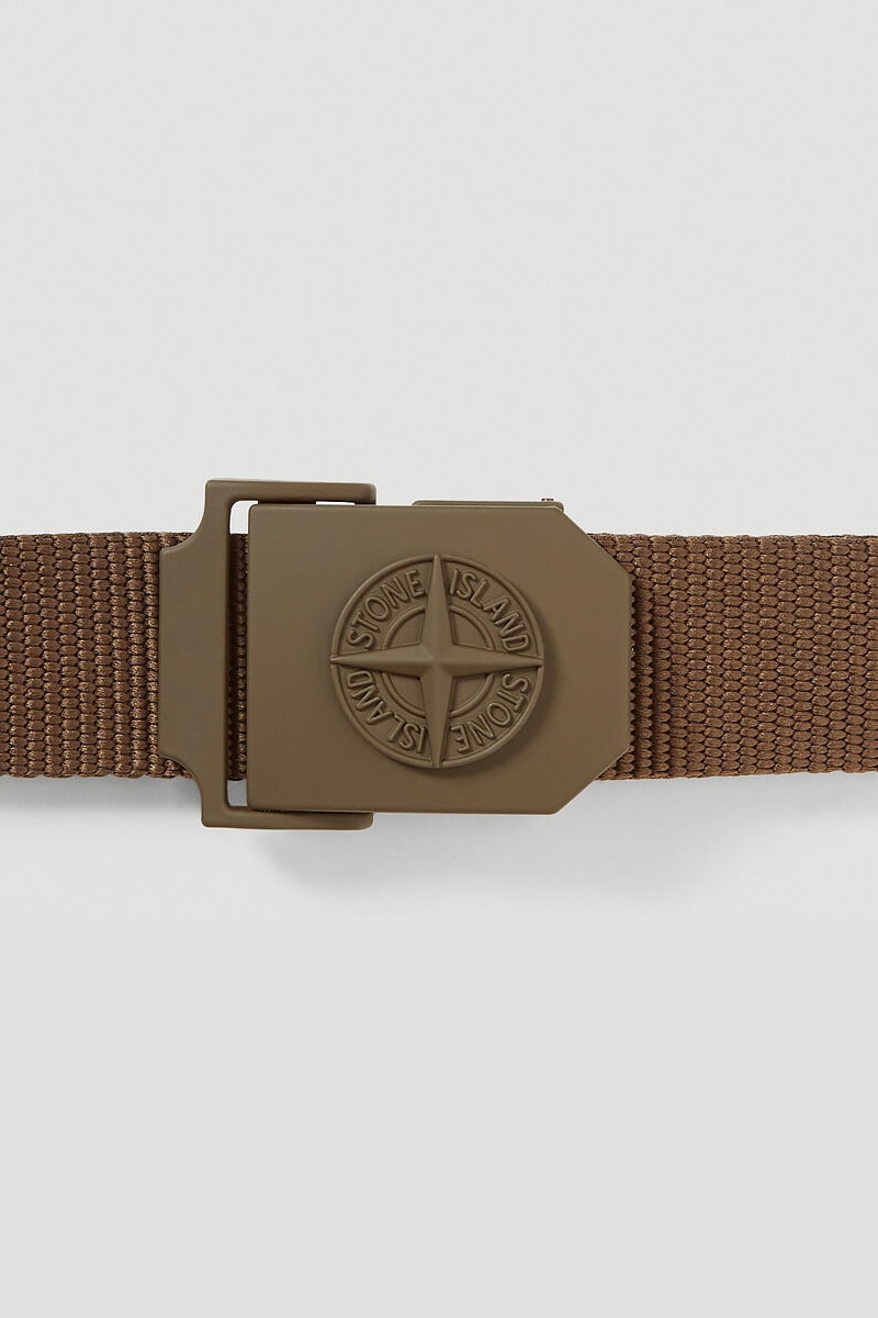 Stone Island Compass Woven Logo Belt Release  LN-CC accessories fashion belts stoney Stone Island Compass 