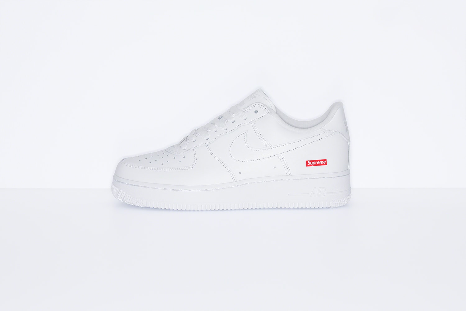 Supreme x Nike Air Force 1 Low Release Info Uptowns Shoes Sneakers footwear Kicks collaborations Box Logo Bogo 