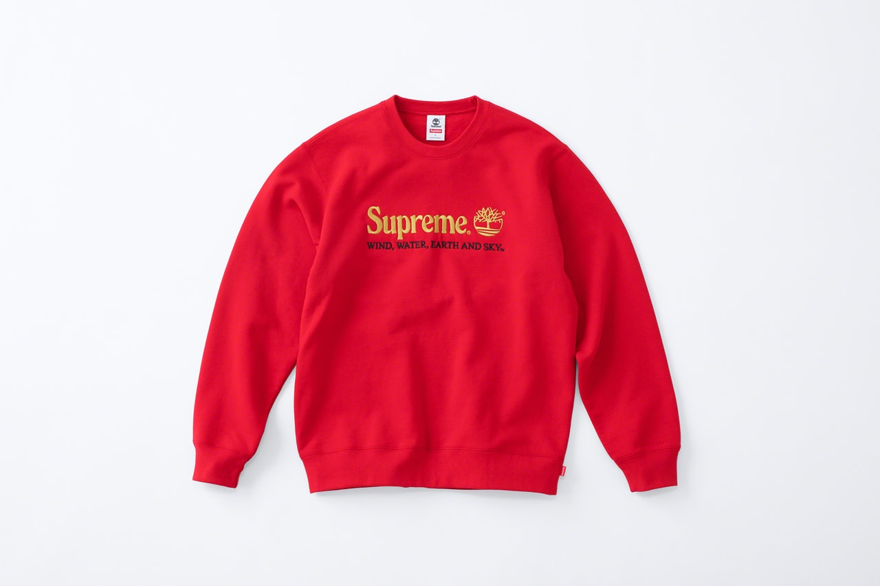 Supreme Timberland Spring 2020 Collection Euro Hiker Low Crewneck 6 Panel Hat Cap recycled rubber patent leather
