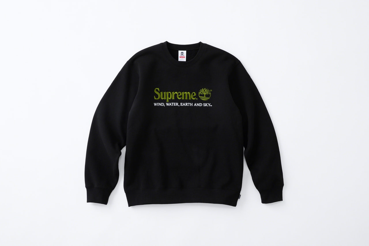 Supreme Timberland Spring 2020 Collection Euro Hiker Low Crewneck 6 Panel Hat Cap recycled rubber patent leather