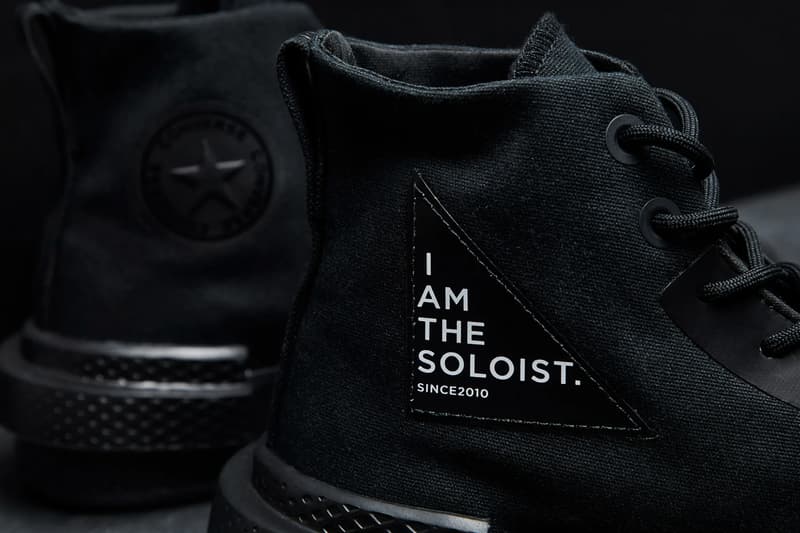 TAKAHIROMIYASHITATheSoloist. x Converse CX Disrupt White Black Sneaker Release Information Collaboration Takahiro Miyashita Japanese Designer Footwear Sole Unit Chunky Split Technical Branding Rubber Components